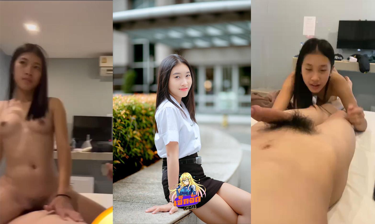 คลิปหลุดนักศึกษา โดยซอยยับหมา หุ่น บางกรอบ นม พอดีมือ ซอยยับๆ ทั้งเลียทั้งดูด อมไข่เลียหัว เสียวสุดๆ